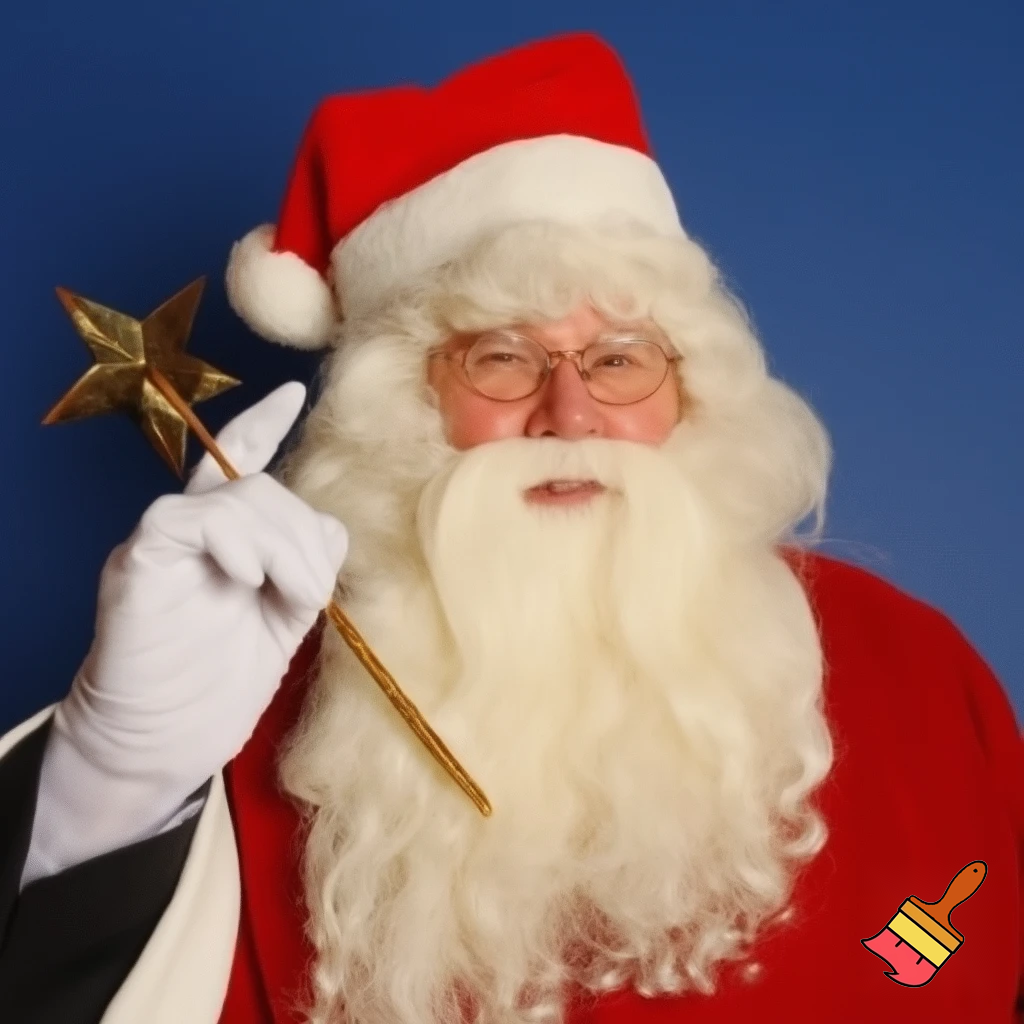 Santa Claus Pennwell Disney🇫🇷 wizard Santa Claus Santa Claus real person Disneyland Paris Santa Claus in Paris the wizard💫🏰 a wizard hat Magic Star wand Santa Claus hat wizard Santa Claus hat⭐️