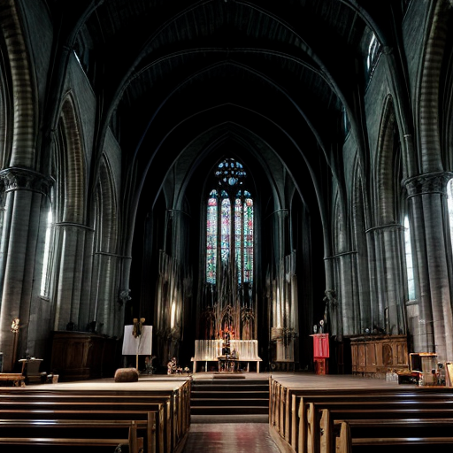 A 9:16 aspect ratio pic of Photorealistic wide-angle shot of a grand gothic cathedral interior. Floating above the altar is a massive, surreal amalgamation of fleshy, intertwined human bodies and bloody tendrils. The agonizing figures form a grotesque mass of body horror, suspended by thin red veins dripping from the vaulted ceiling. In the foreground, a congregation sits in the wooden pews, watching the macabre spectacle. Cinematic lighting, hyper-detailed, 8k resolution, dark horror aesthetic