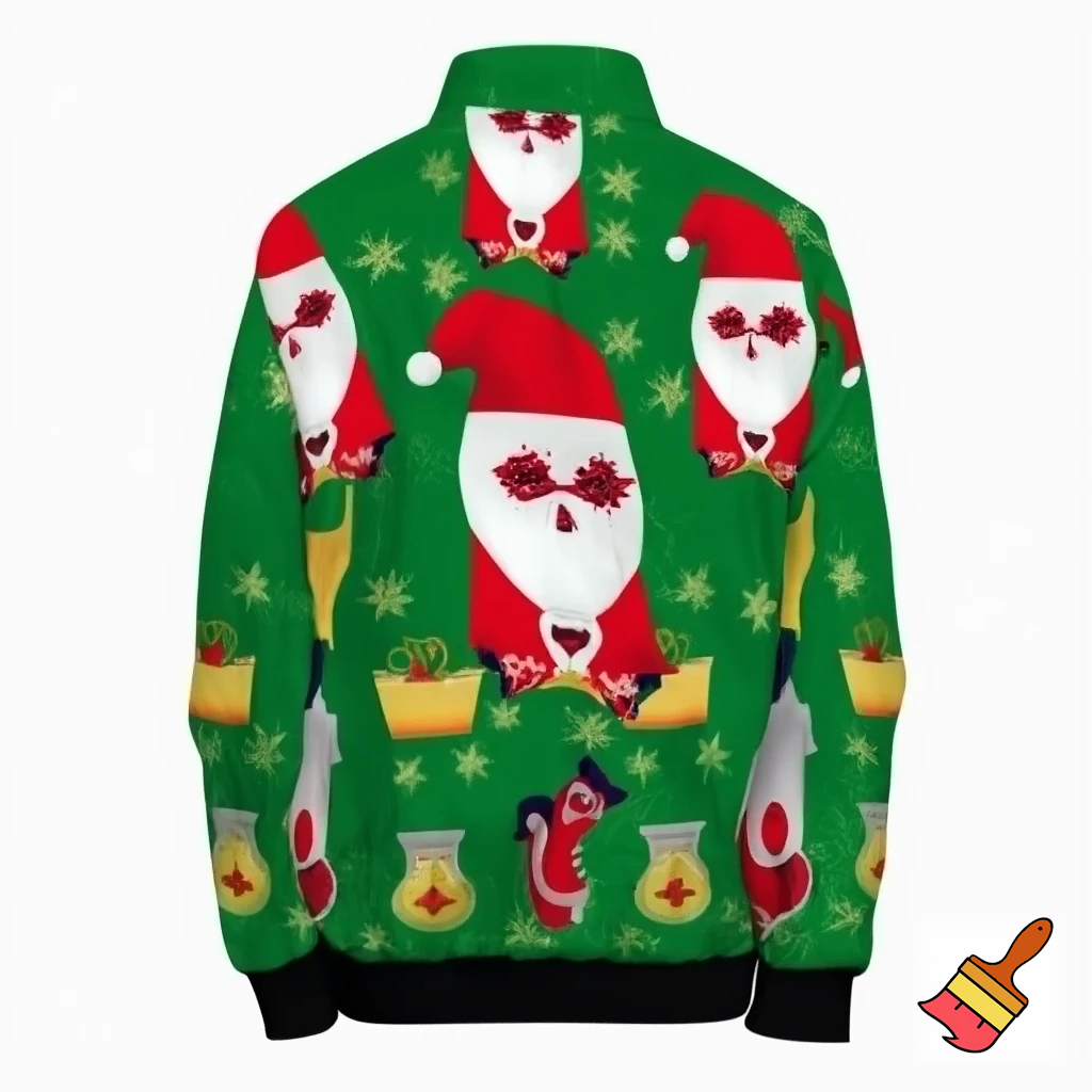 A wizard jacket Christmas jacket Santa Claus wizard Christmas shoes Christmas wizard hat