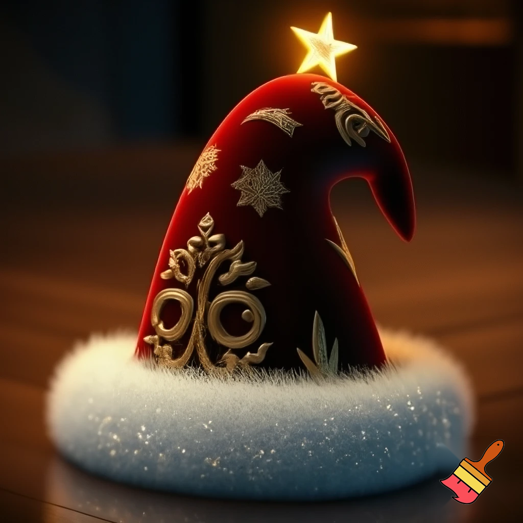 Christmas wizard hat