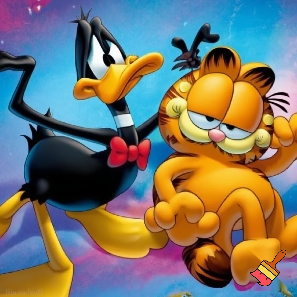Daffy Duck and Garfield