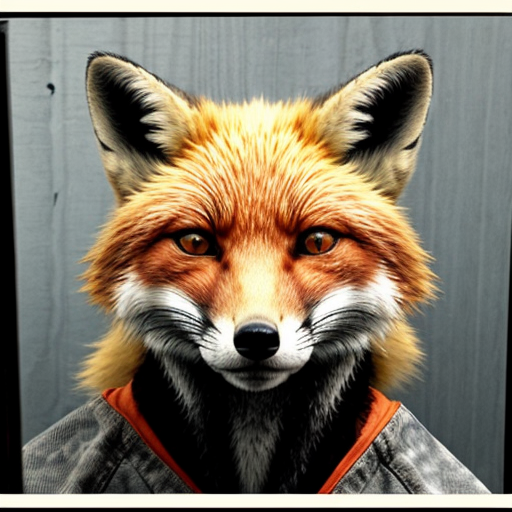 mugshot red fox evil jail

