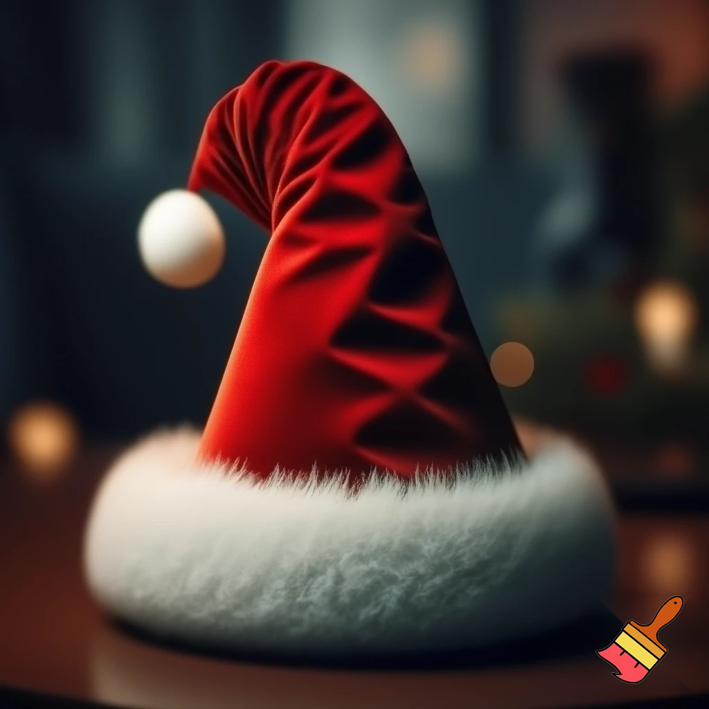 Christmas wizard hat red