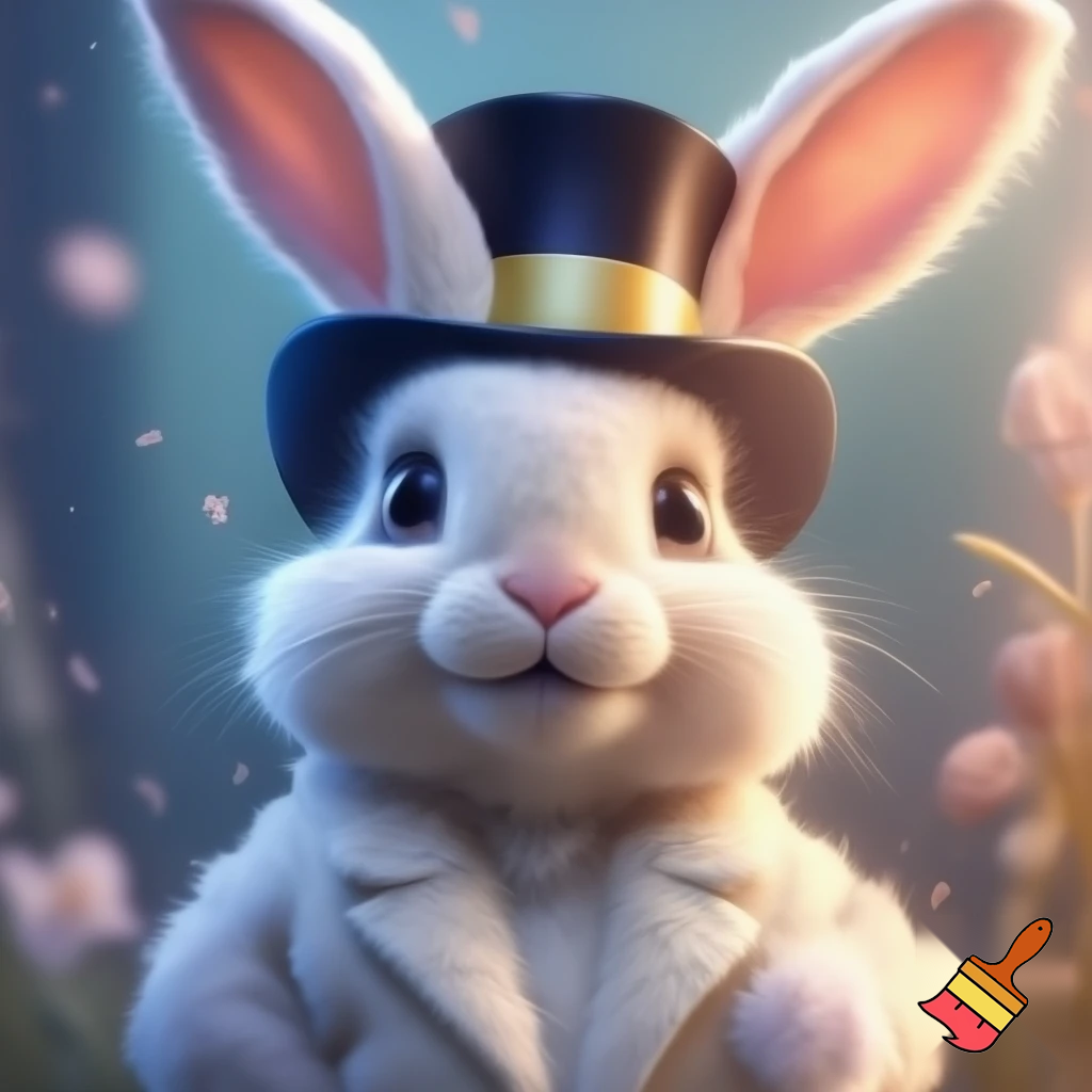 Easter bunny mascot costume top hat Easter bunny mascot costume top hat