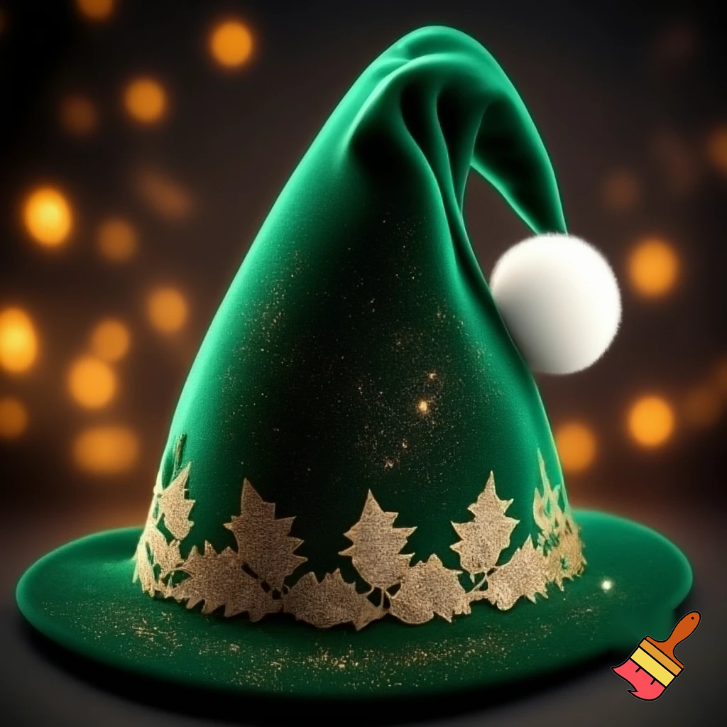 Christmas wizard hat