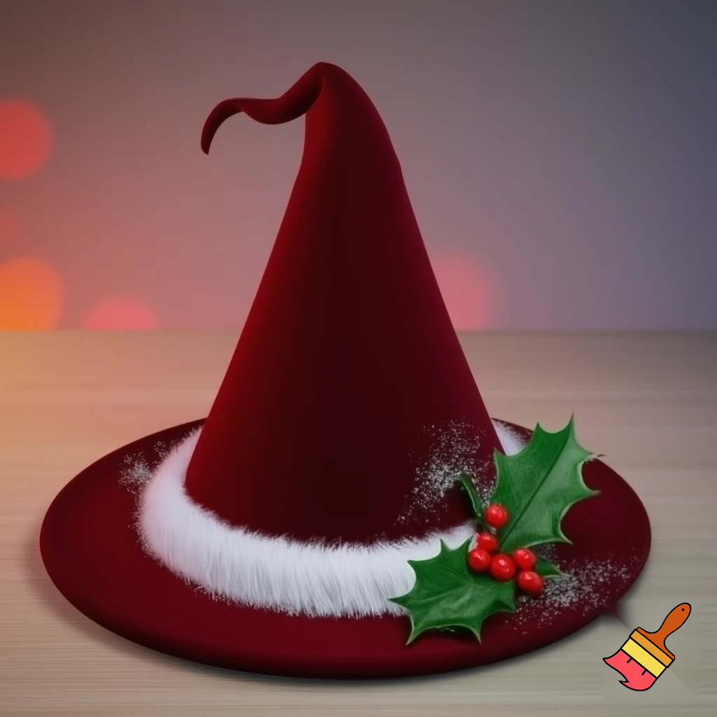 Christmas wizard hat