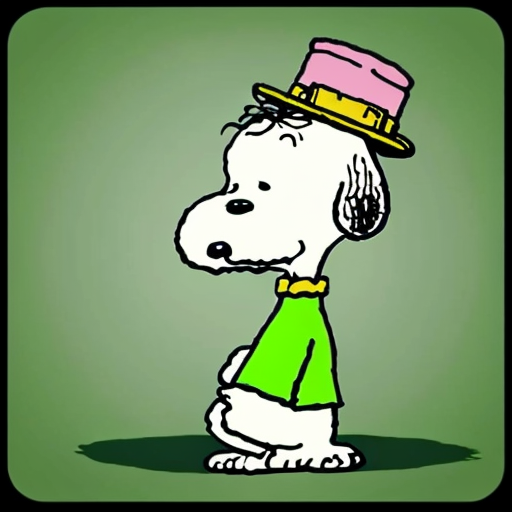 San Patrick snoopy 

