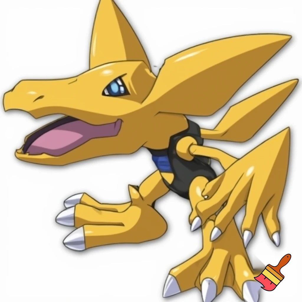 agumon slender digimon cubby limbs squritle fusion fusion