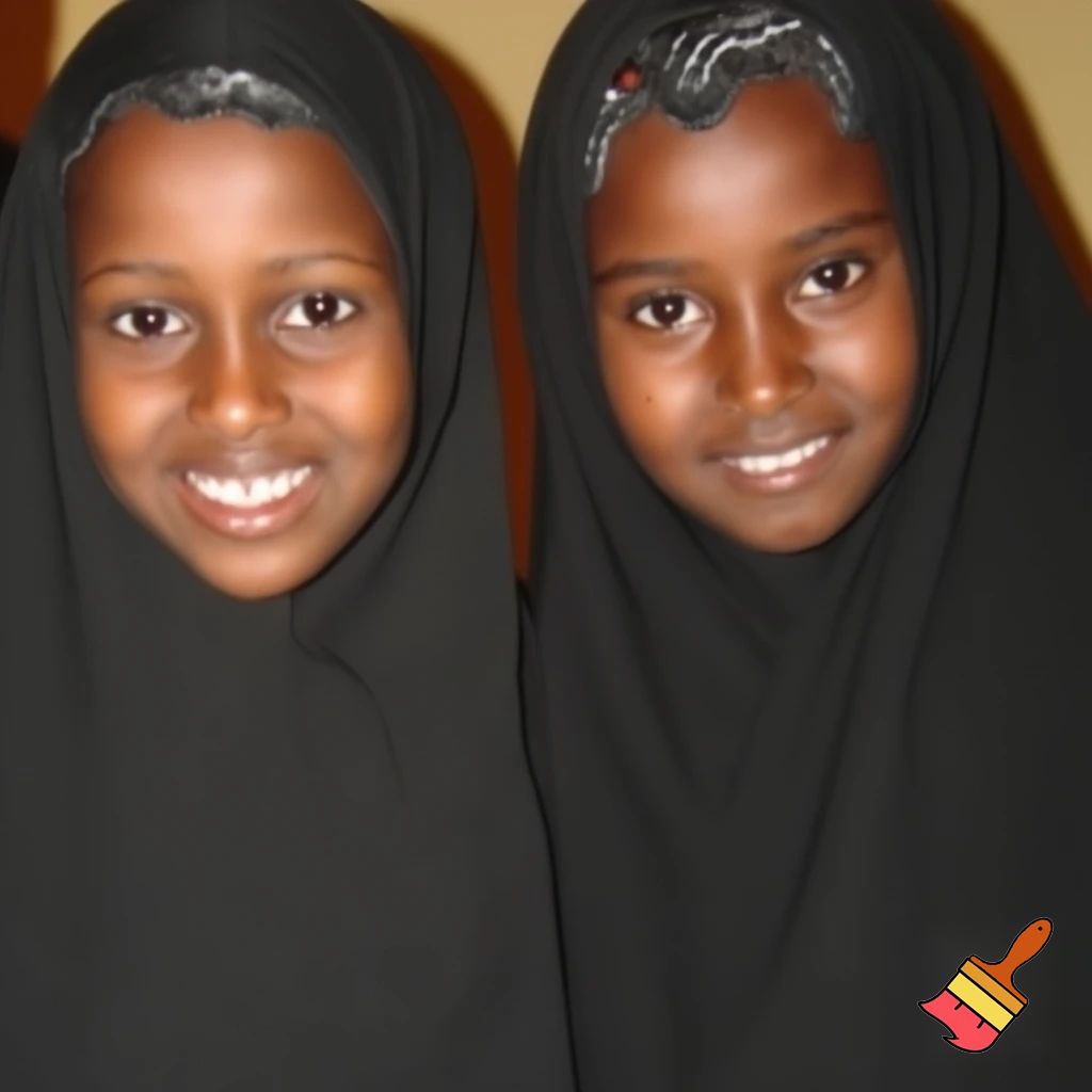2 Sudanese girls