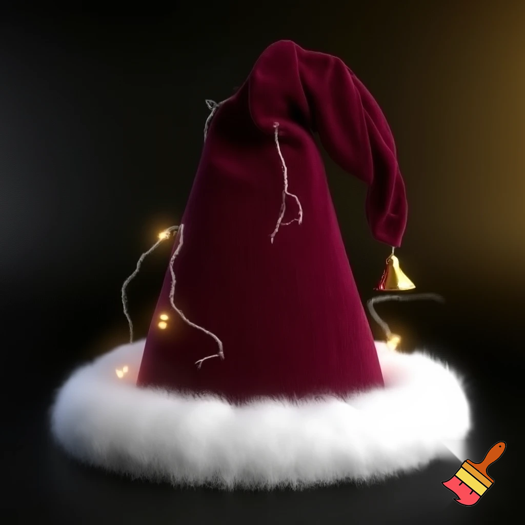 Christmas wizard hat