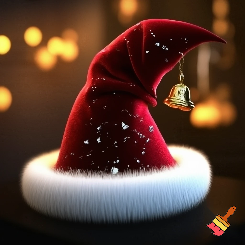 Christmas wizard hat