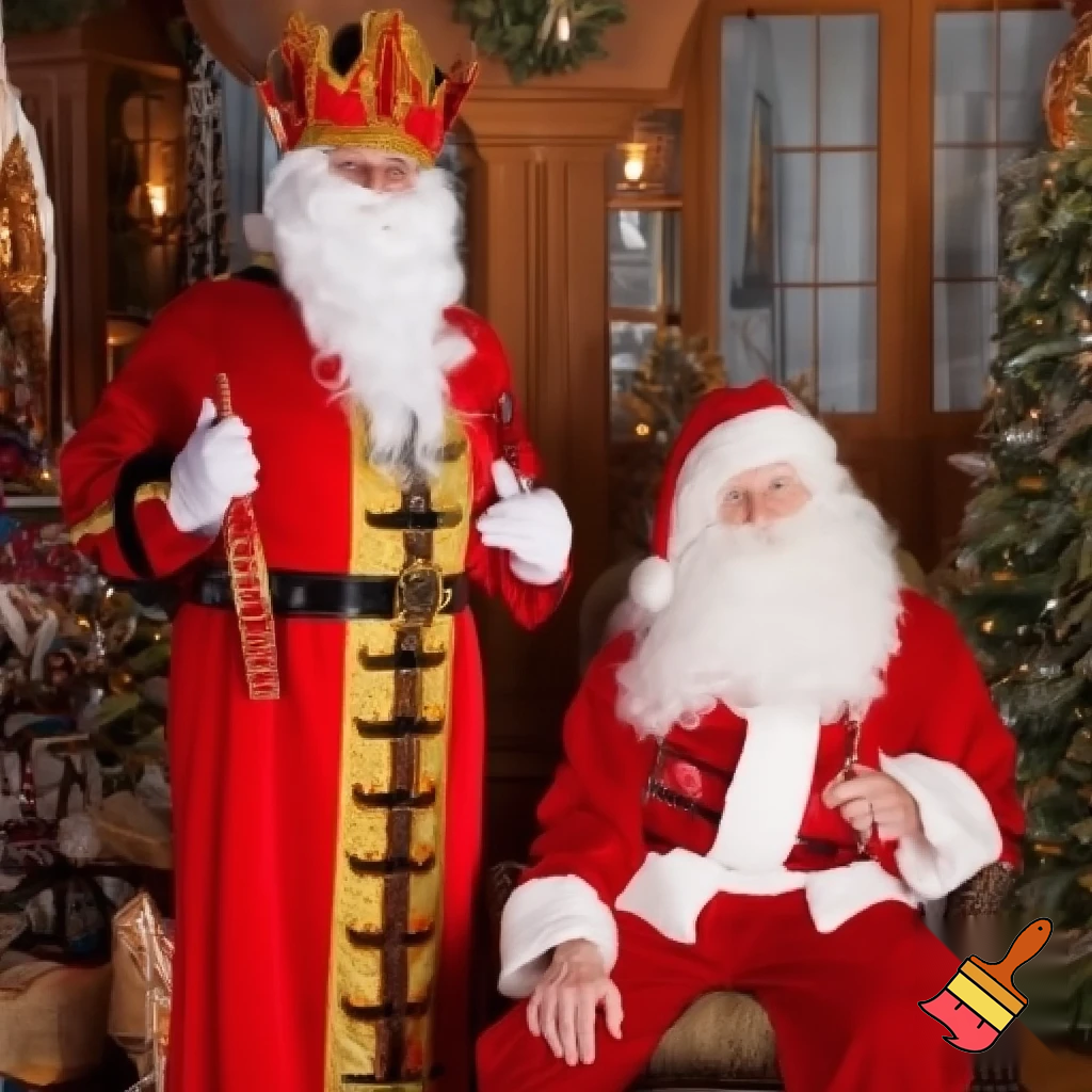 A wizard hat Christmas hat Santa Claus hat