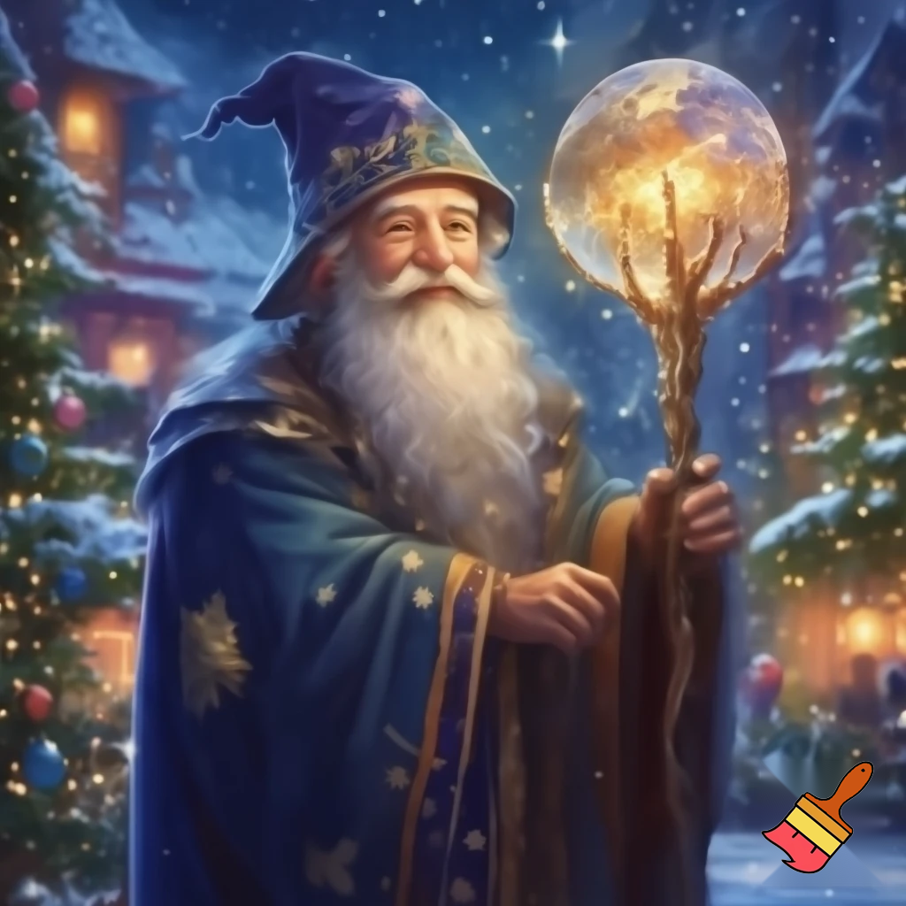 Wizard Christmas hat