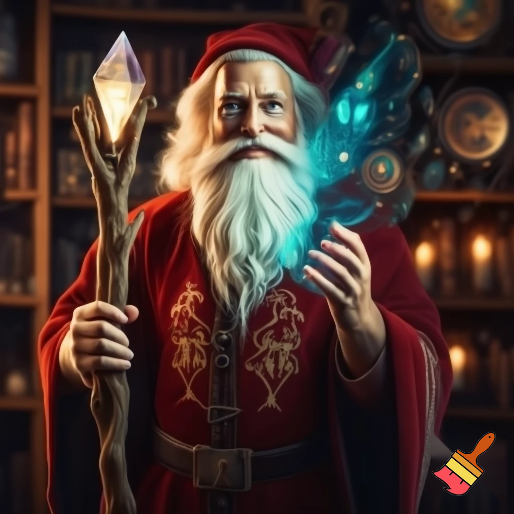 Santa Claus the wizard