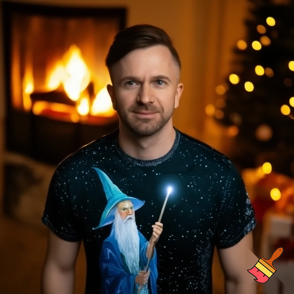  The wizard Christmas T-shirt Christmas