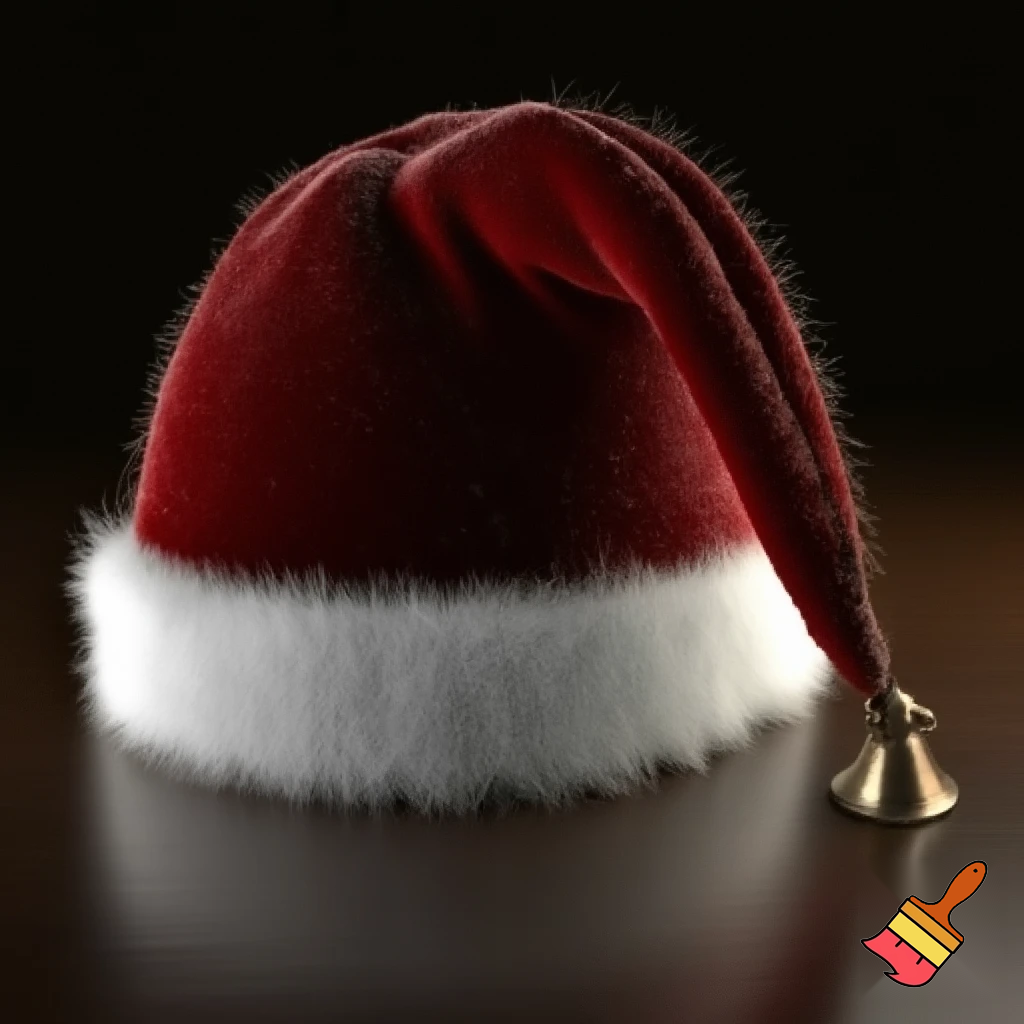 A wizard Santa Claus hat read✨✨🎄💫 velvet