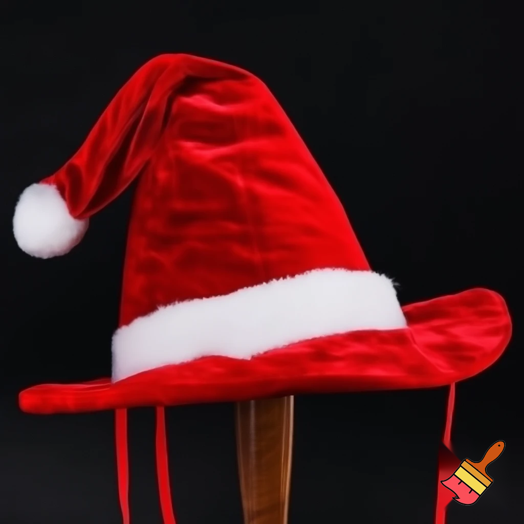 Wizard Christmas hat, wizard Christmas hat, Santa Claus hat velvet fabric