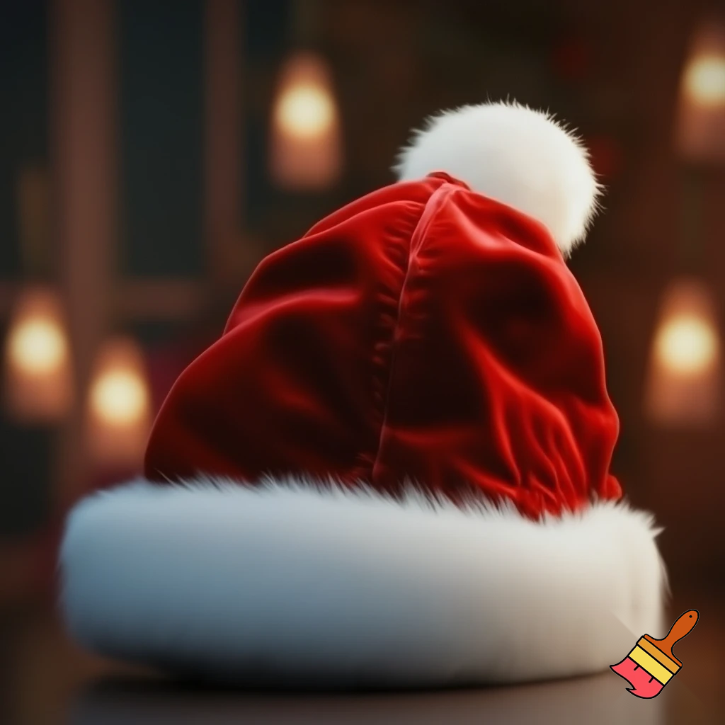 Christmas Santa Claus velvet hat delicate special delicate hat