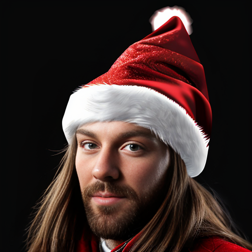 Christmas wizard hat