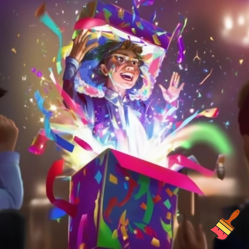 Big surprise box big surprise box special visitor do magic