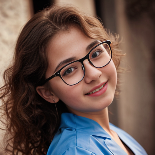 Cute adorable niña Chilindrina y con enfermera glasses con hair lazo curly con verano casual formal elegante sensual sexy con close up whispering touching ear each other secrets con paséo con ciudad 8