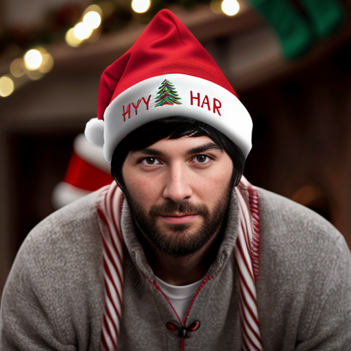 Christmas wizard hat