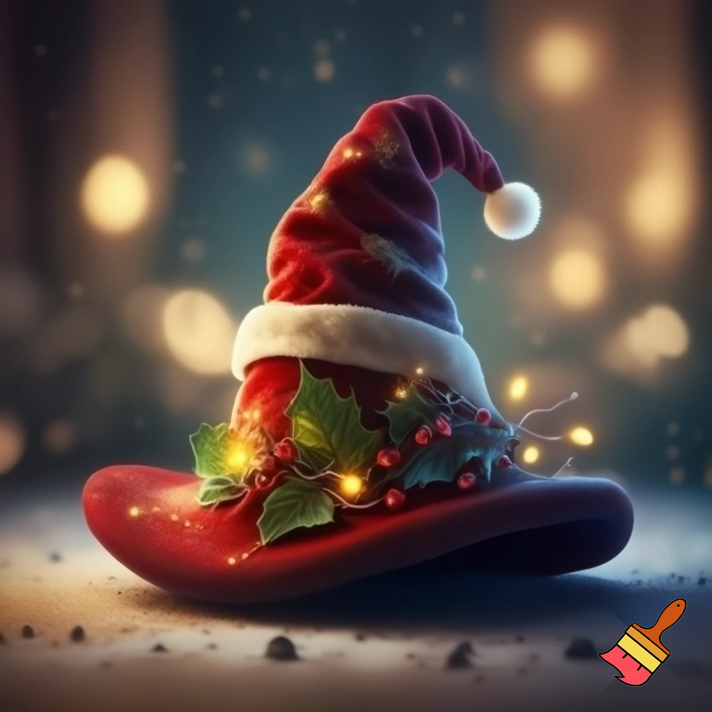 Christmas wizard hat
