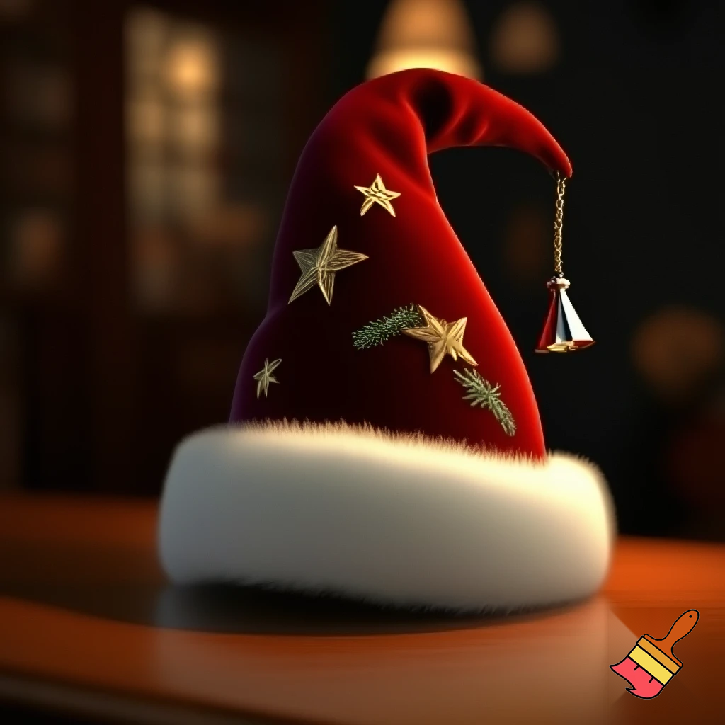 Christmas wizard hat