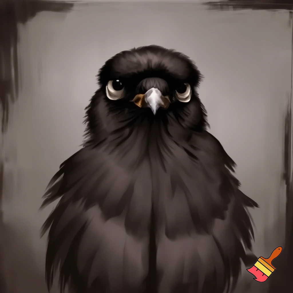 deadly, sinister, evil, mugshot Indian myna 