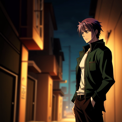 A mysterious man standing still in a dark alley at night, staring intensely at the camera, slow zoom in, dramatic low-key lighting, deep shadows covering half his face, cinematic thriller mood, realistic, ultra detailed, 4K, film grain, shallow depth of field