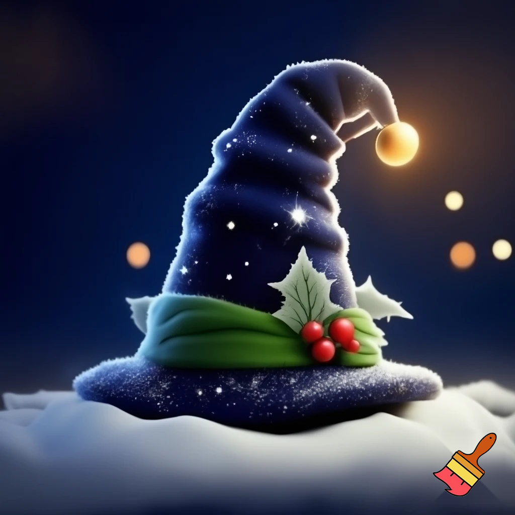 A wizard hat Christmas one