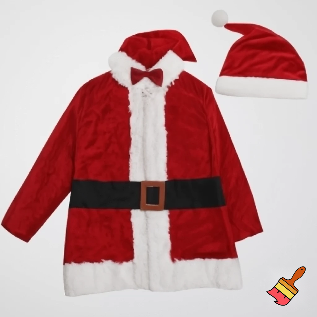 A wizard jacket Christmas jacket Santa Claus wizard Christmas shoes Christmas wizard hat a large one
