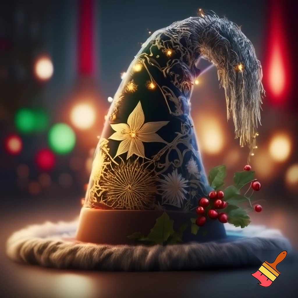 Christmas wizard hat costume