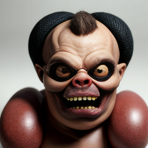 a monster that poseses toys