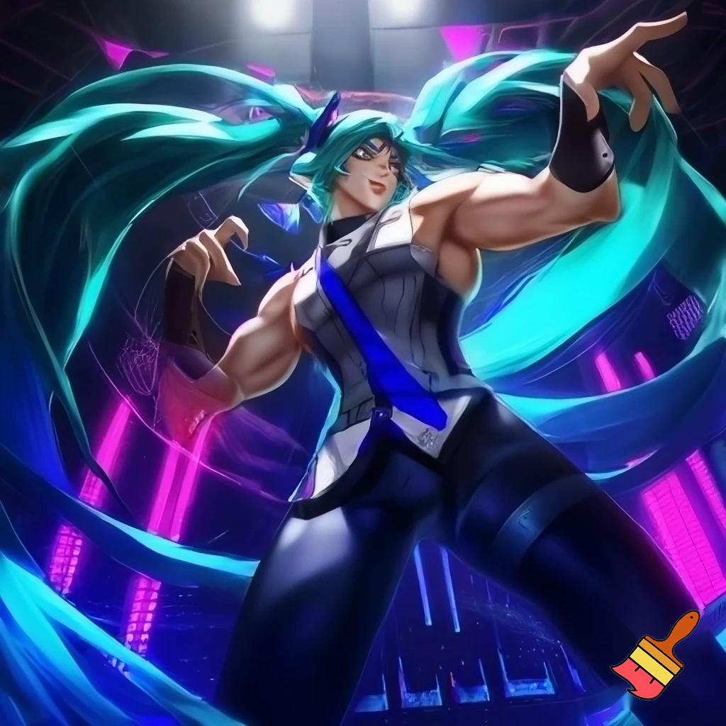 musculer hatsune miku
