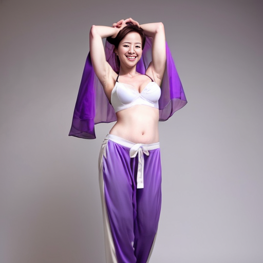 90's disney's 2d aladdin style comic black background and panels of panel 1 juri han barefoot with white harem pants and pink and purple bra with both hand palms place together and hiding the bottom of her mouth with a purple veil wrapped around her arms and attached to her head. 
panel 2 she danced with white harem pants barefoot with purple and pink bra and purple veil wrapped around her arms and shoulders and raising legs and bounced up and down her belly and shook her hips left and right. 
panel 3 as juri han barefoot with white harem pants and pink and purple bra spreading her arms, happily revealing her face to the viewer and giving a smile as she turns around shook her butt left and right. 
Panel 4 juri han barefoot with white harem pants and pink and purple bra started to fading away , except her belly, which is bouncing around. 
Panel 5 then the ball transforms into the fading in belly of brown haired chun li with brown harem pants and blue bra and white curved slippers and blue veil wrapped around her arms and shoulders with her swaying her hips. 
Panel 6 brown haired chun li with brown harem pants, blue bra and white curved slippers and blue veil wrapped around her arms and shoulders and with her hand palms place together between her chest and she gives a smile and winking her left eye.  