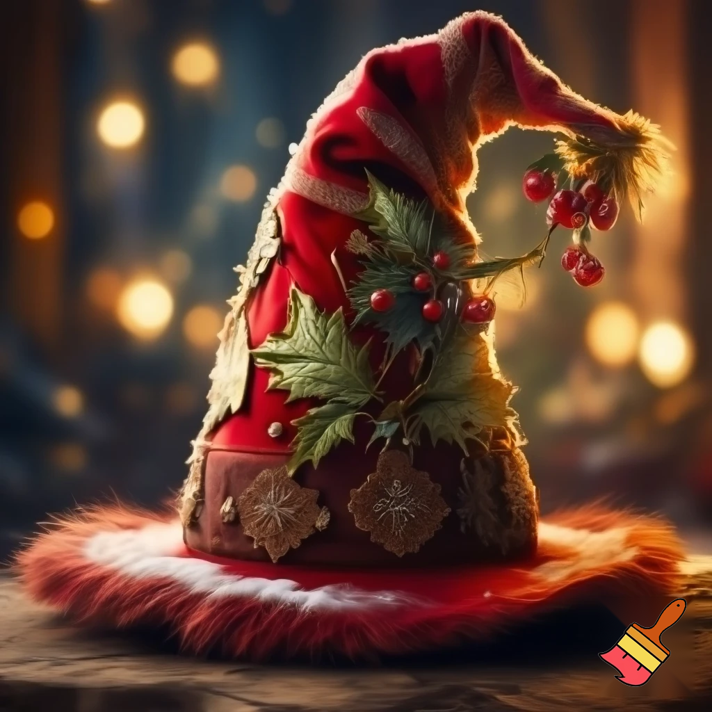 Christmas wizard hat