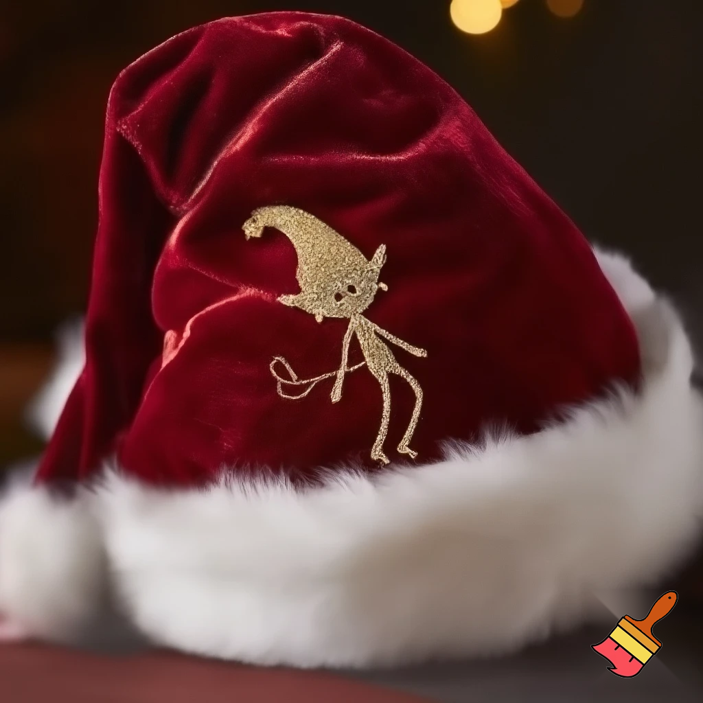 Elf Santa Claus hat velvet Santa Claus elf hat Santa Clau elf hat velvet