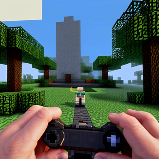 minecraft first person gameplay