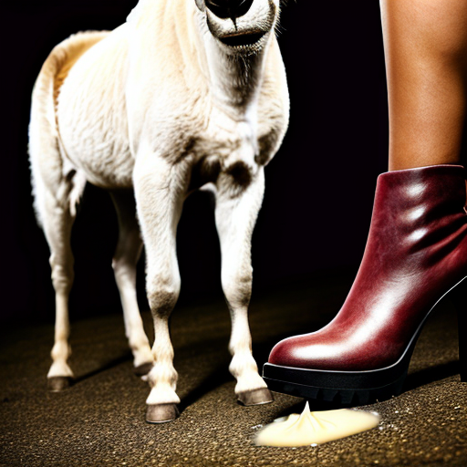 Puss in boots his boots Covered in donkey's semen