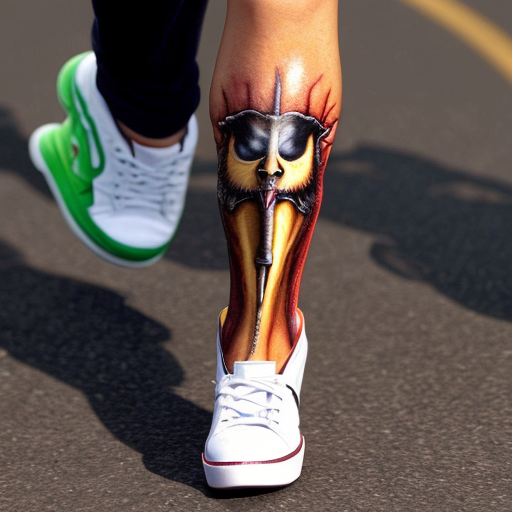 Candy walking stick walking