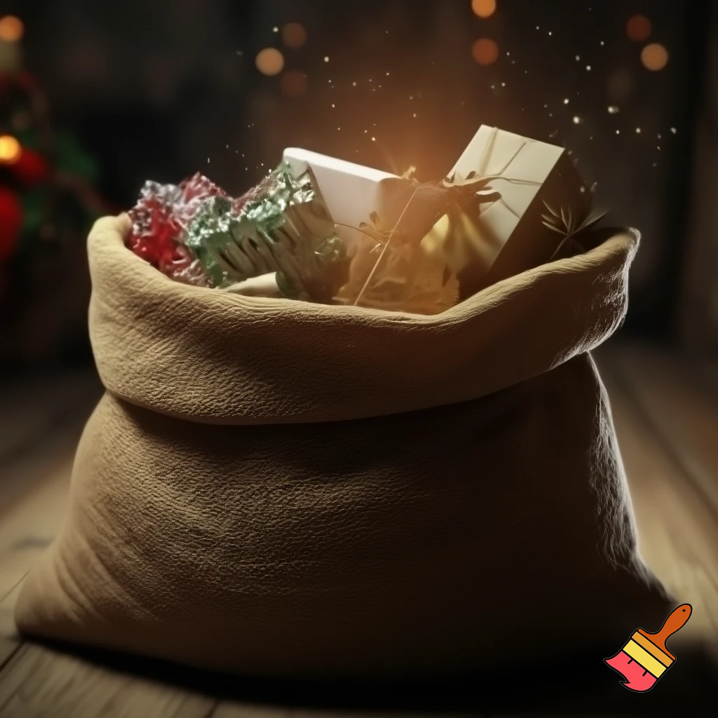 Christmas magic bag