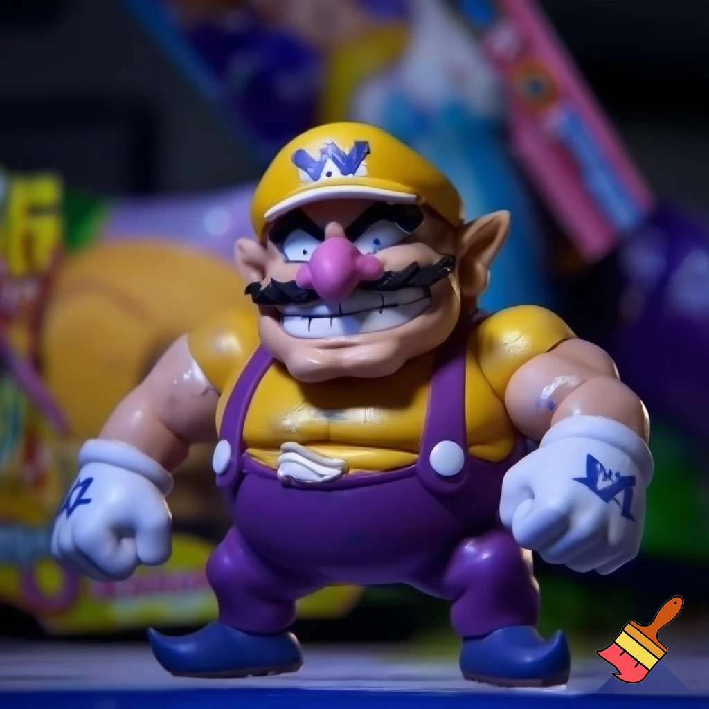 Wario action figure
