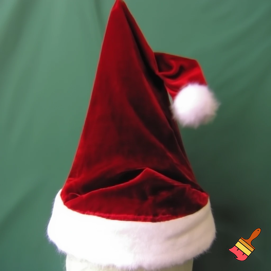 Wizard Christmas hat, wizard Christmas hat, Santa Claus hat velvet fabric
