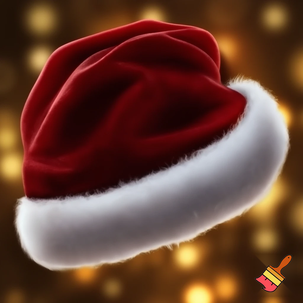 Christmas Santa Claus hat velvet