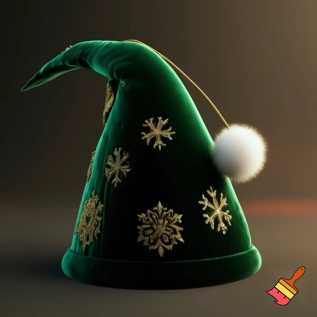 Christmas wizard hat