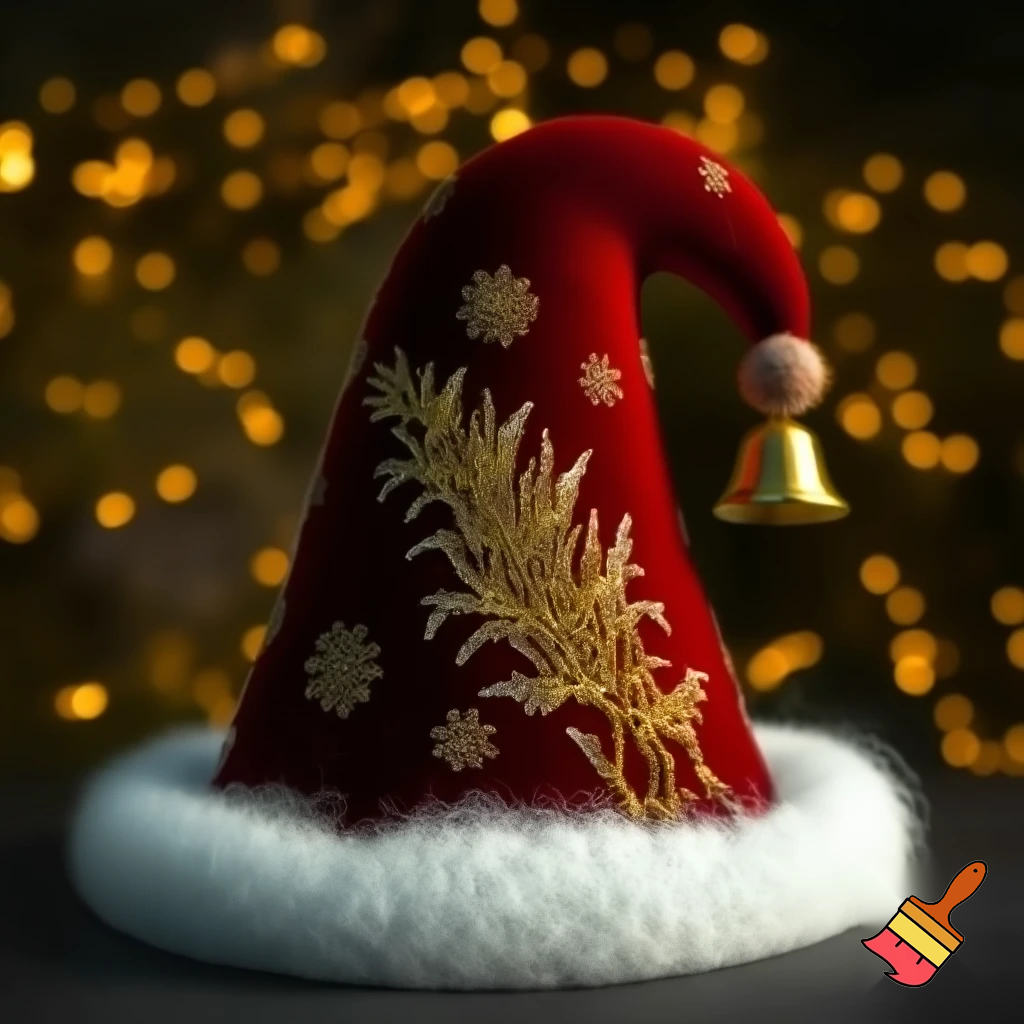 Christmas wizard hat