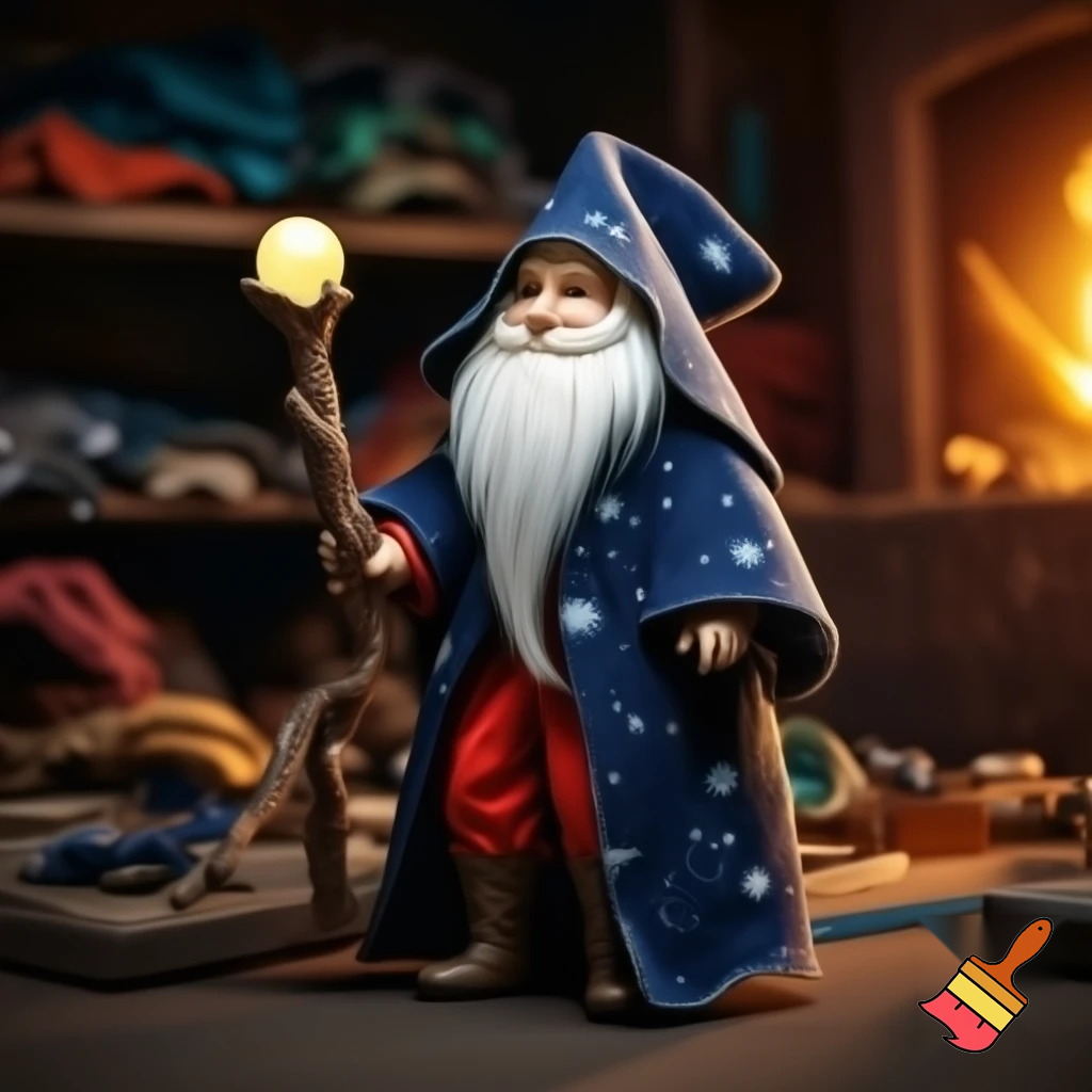 Santa Claus toy special one a wizard