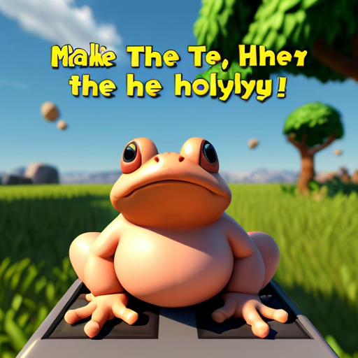 Make an image saying “The Father, The Son, and The Holy Toad” with Toad being toad from Mario 