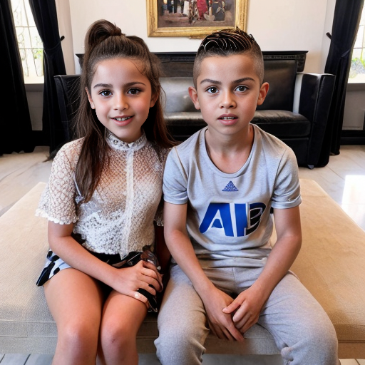 Georgina Rodriguez and Cristiano Ronaldo have 5 kids a 14 year old son Ronaldo Jr who play in the academy and have 7 year old twins eva and mateo and have a 7 year old daughter alana a 2 year old daughter bella but her twin brother angel died in 2022 and they live in a mansion in Portugal and spoke english and Spanish and Portuguese and Georgina Rodriguez is in Paris in a fashion show and Ronaldo Jr and Alana and eva and mateo is supporting Georgina 